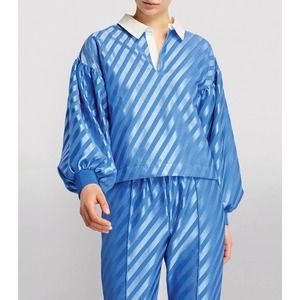 STINE GOYA Striped Yousef Polo Shirt